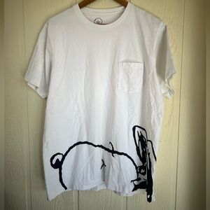 Kaws x Peanuts White T-Shirt